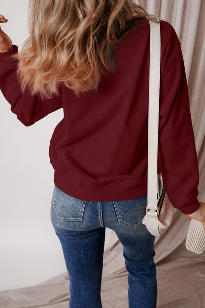 PREORDER Round Neck Long Sleeve Sweatshirt