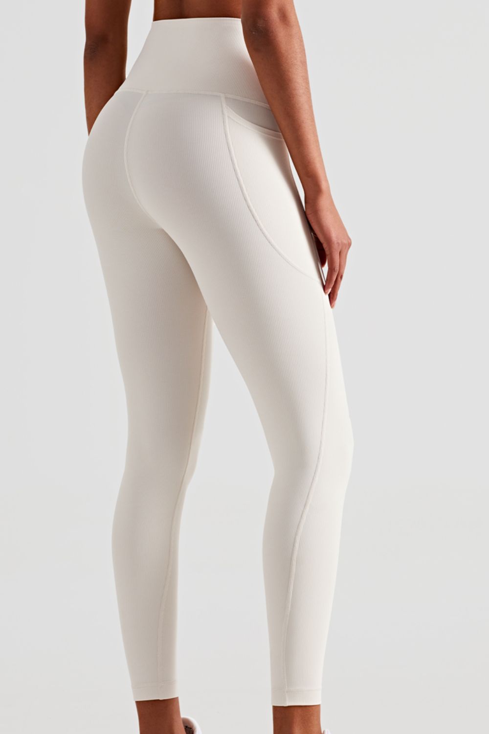 Lauren Soft and Breathable High-Waisted Yoga Leggings- 1 size 4/White and 1 size 4/Khaki left! FINAL SALE!
