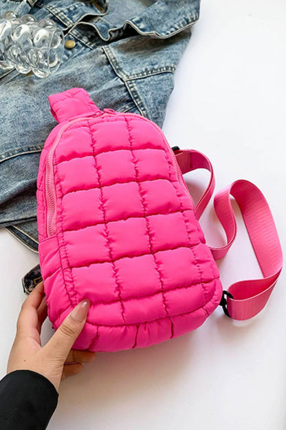 PREORDER Quilted Nylon Crossbody  Bag