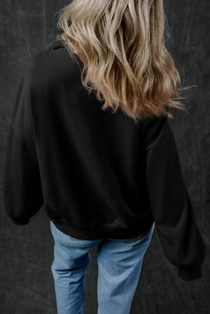 PREORDER Half Zip Long Sleeve Sweatshirt