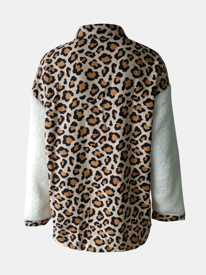 PREORDER Fuzzy Button Up Long Sleeve Jacket