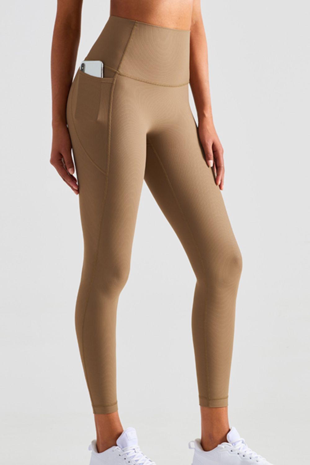 Lauren Soft and Breathable High-Waisted Yoga Leggings- 1 size 4/White and 1 size 4/Khaki left! FINAL SALE!