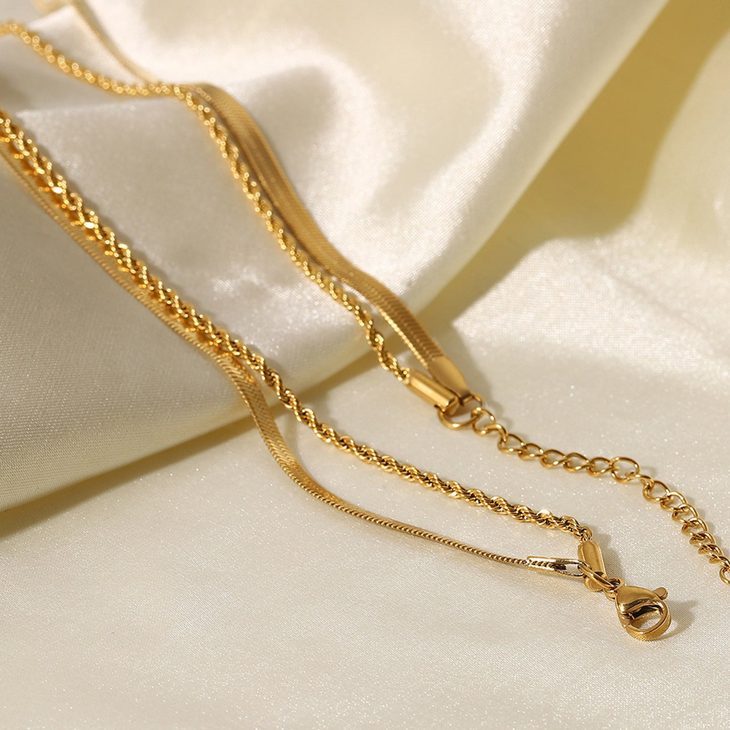 PREORDER 18K Gold-Plated Double-Layered Necklace