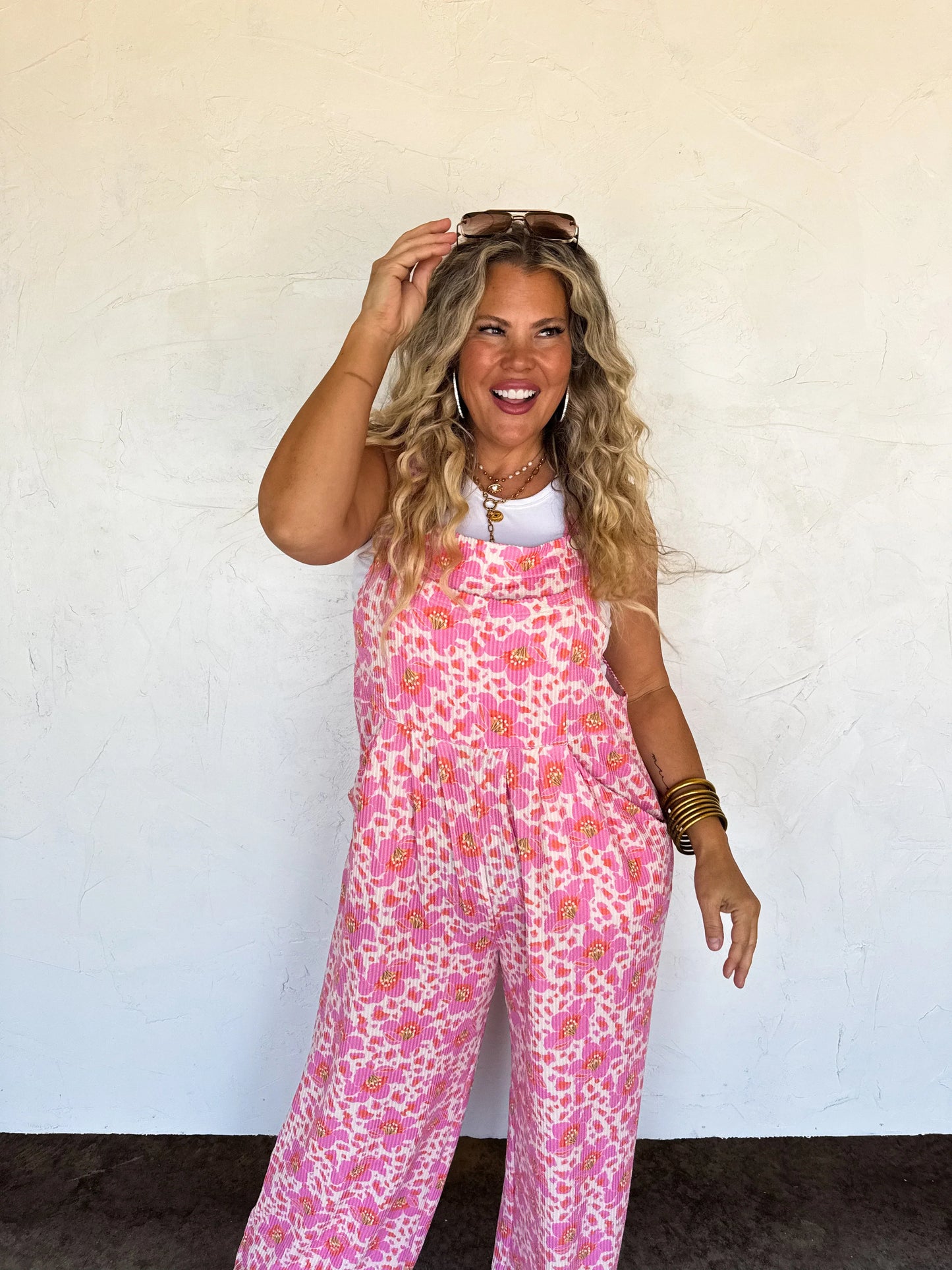 PREORDER: Cassidy Floral Boho Overalls in Two Prints