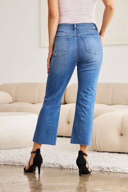 Mini Mia Full Size Tummy Control High Waist Jeans