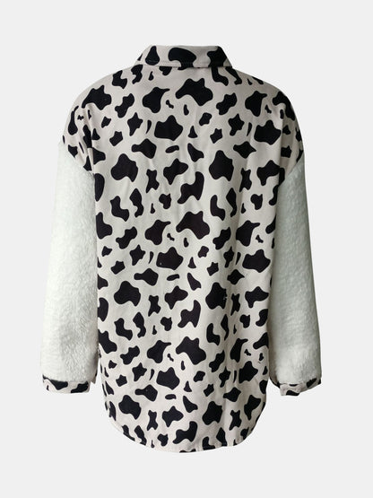 PREORDER Fuzzy Button Up Long Sleeve Jacket