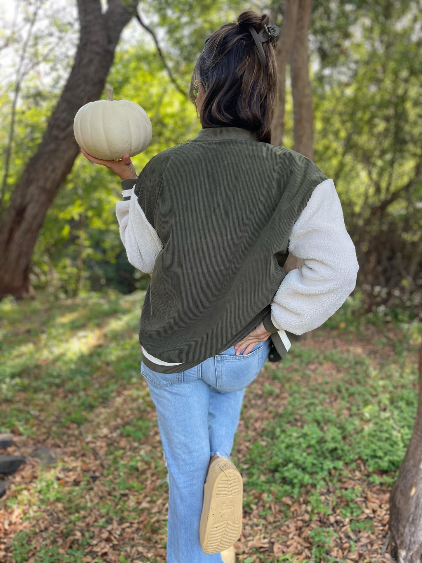 PREORDER: Corduroy Bomber Jacket in Two Colors