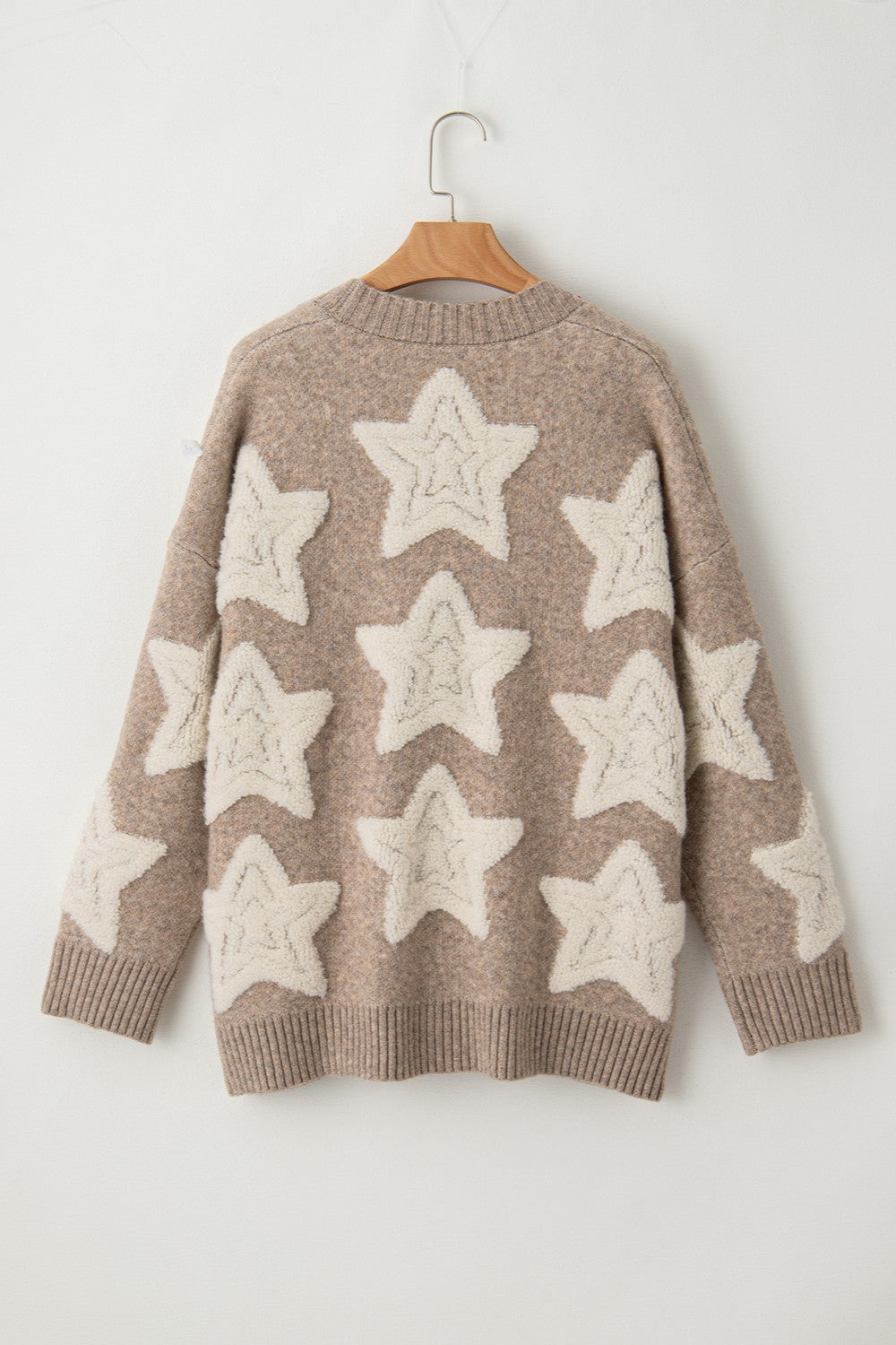 PREORDER Star Button Up Long Sleeve Cardigan