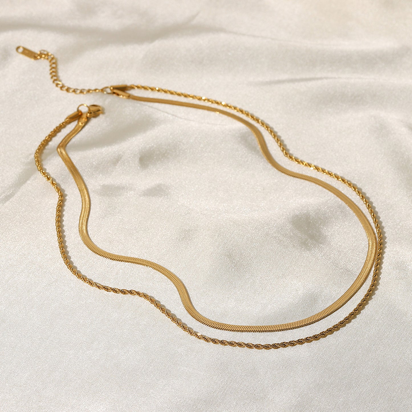 PREORDER 18K Gold-Plated Double-Layered Necklace