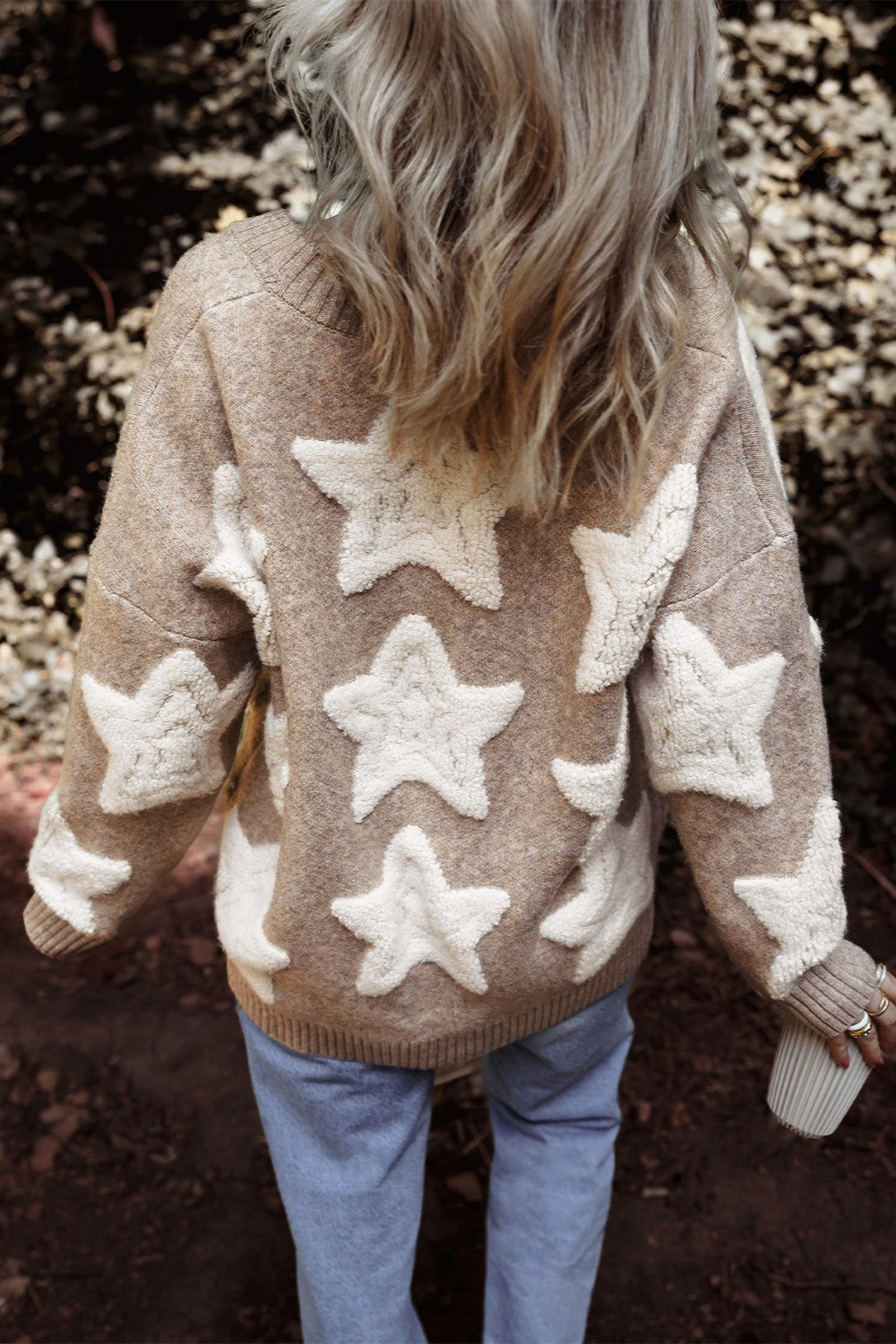 PREORDER Star Button Up Long Sleeve Cardigan