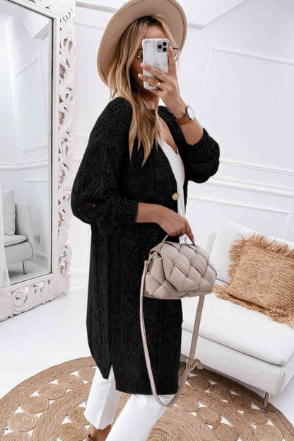 PREORDER V-Neck Long Sleeve Cardigan