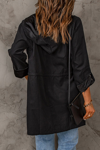 Hooded Longline Jacket