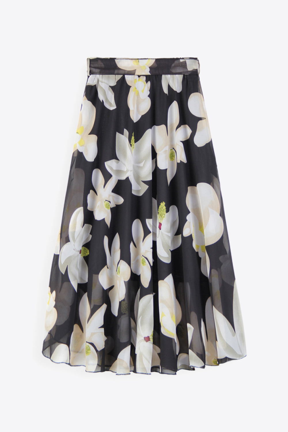 Floral Tie-Waist Skirt