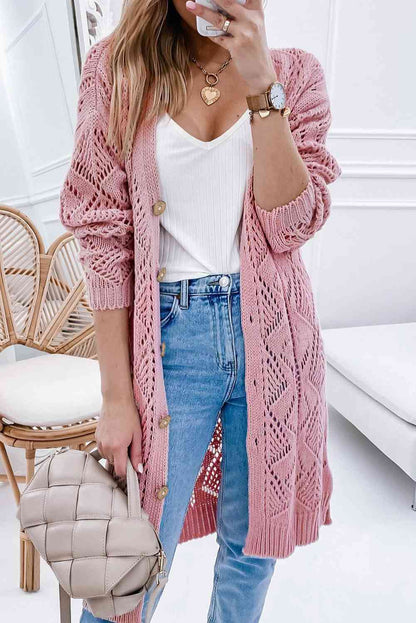 PREORDER V-Neck Long Sleeve Cardigan