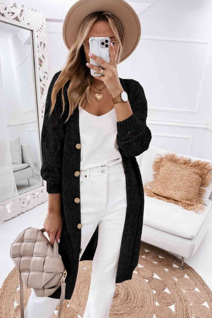 PREORDER V-Neck Long Sleeve Cardigan