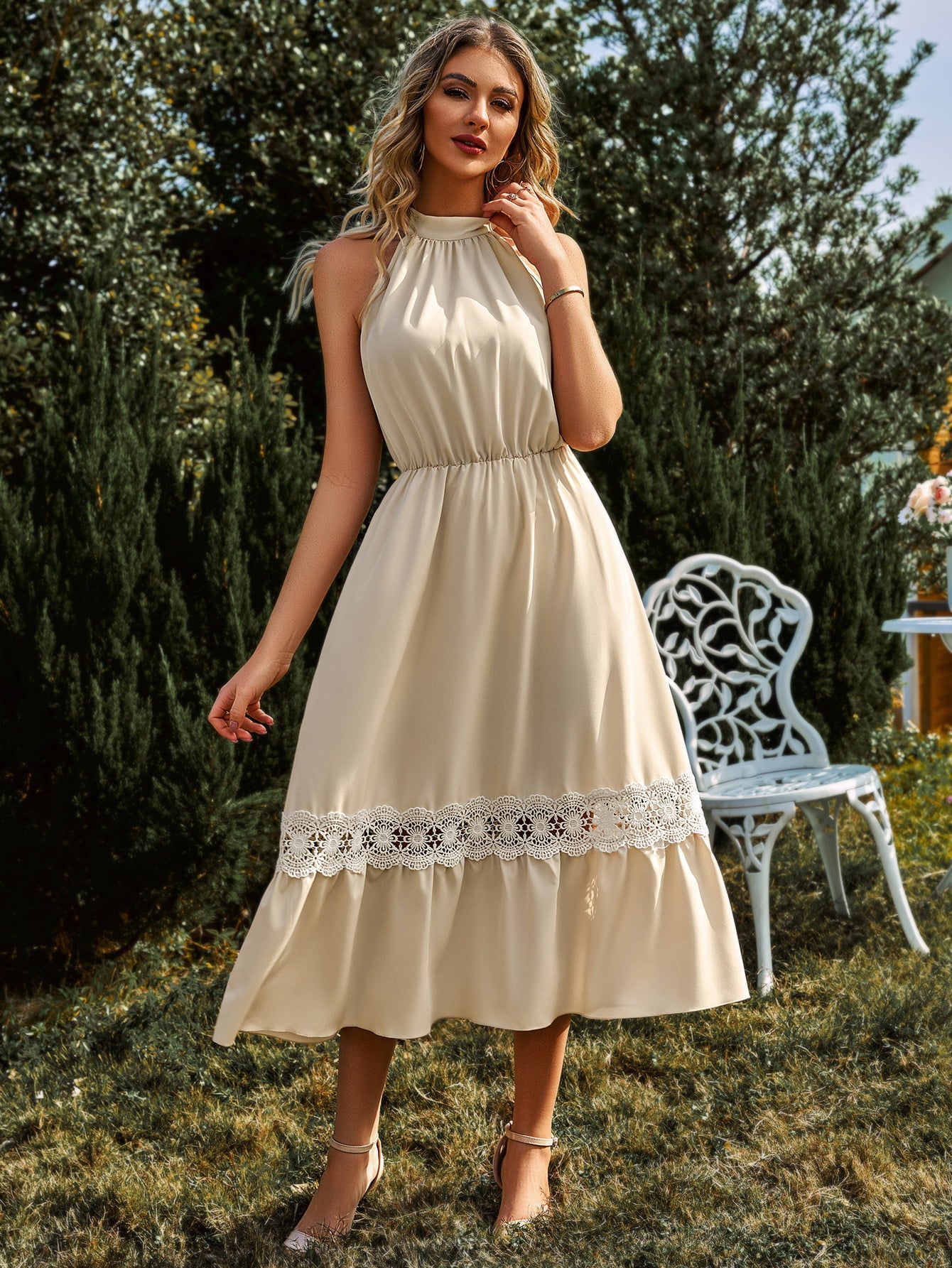 Grecian 2024 midi dress