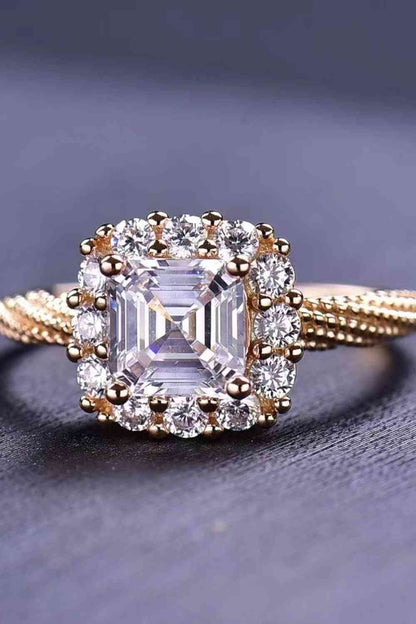 PREORDER: 1 Carat Moissanite Twisted Ring