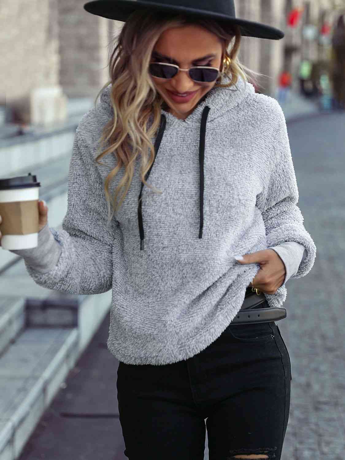 Oversized best sale hoodie teddy