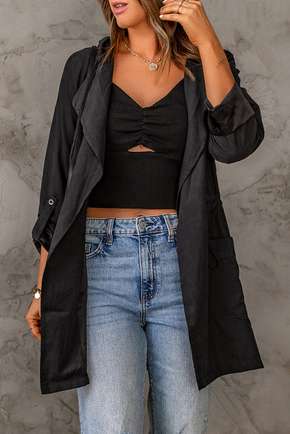 Hooded Longline Jacket