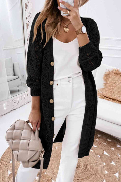 PREORDER V-Neck Long Sleeve Cardigan