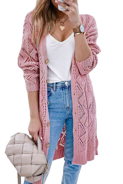 PREORDER V-Neck Long Sleeve Cardigan