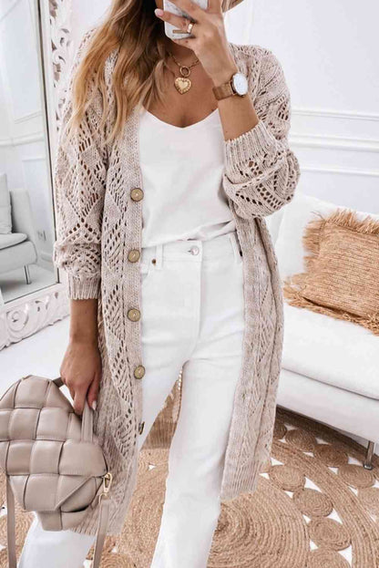 PREORDER V-Neck Long Sleeve Cardigan